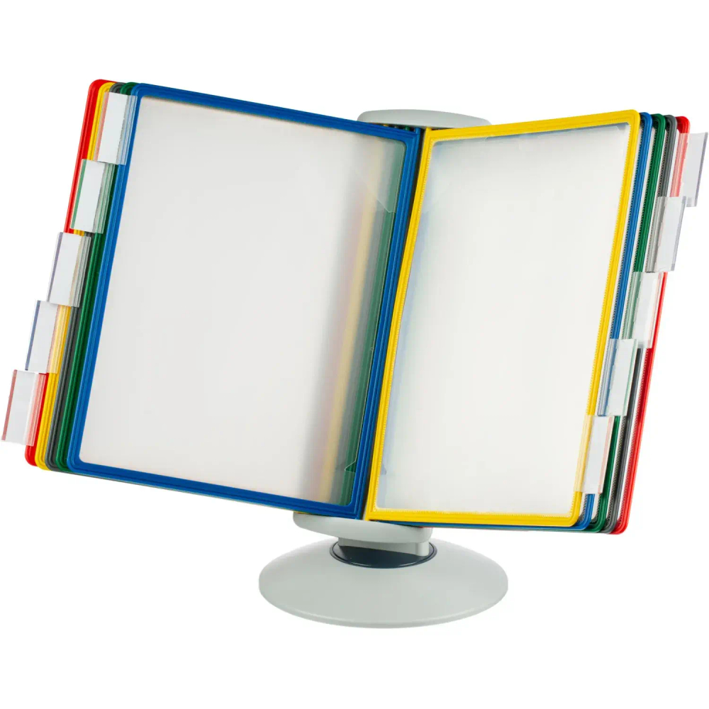 Демосистема настольная FDS031 вращ. 10 пан. св.сер/ассорти