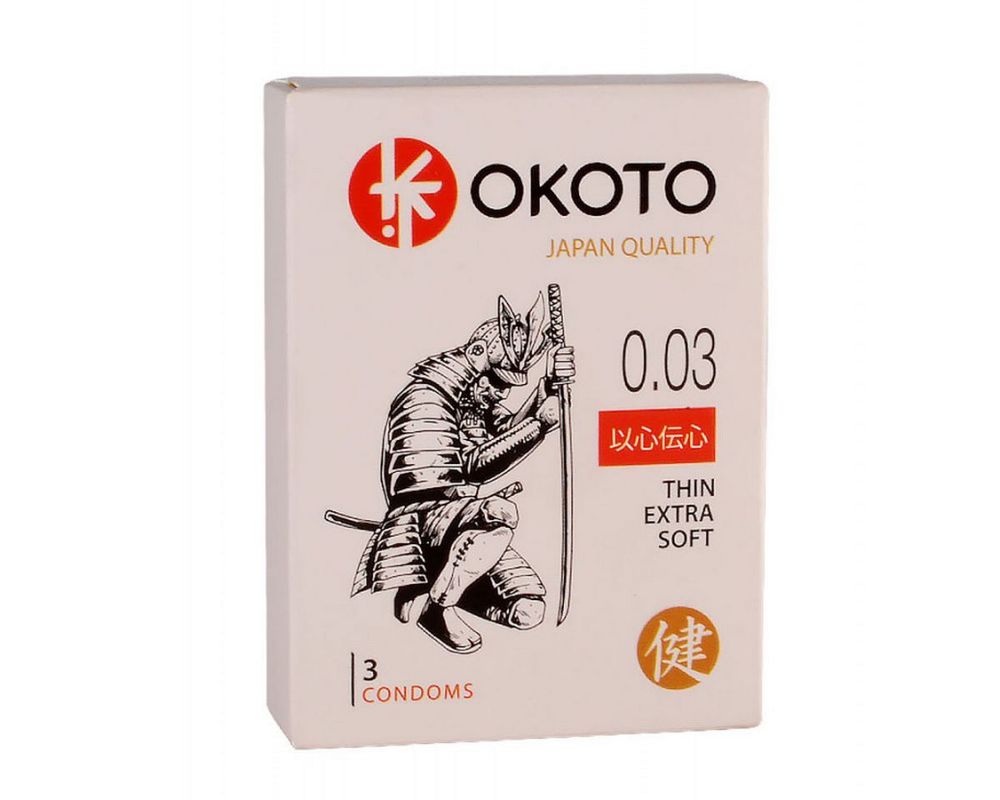 1465 / OKOTO Thin Exstra Soft, Презервативы с гладкой поверхностью