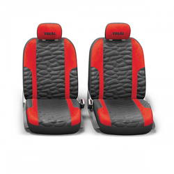 Авточехлы AUTOPROFI TRIAL черный/краснйы размер М
