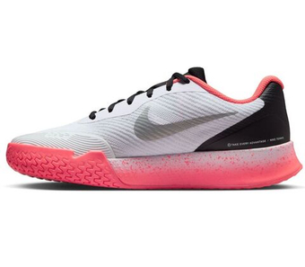 Женские Кроссовки теннисные Nike Vapor Lite 3 HC Premium - white/wolf grey/hot lava