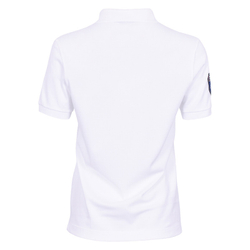 Женское поло Lacoste Women's Roland Garros Polo Logo - white/blue marine