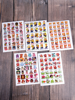 Детские поощрительные наклейки оценки для школы и дома