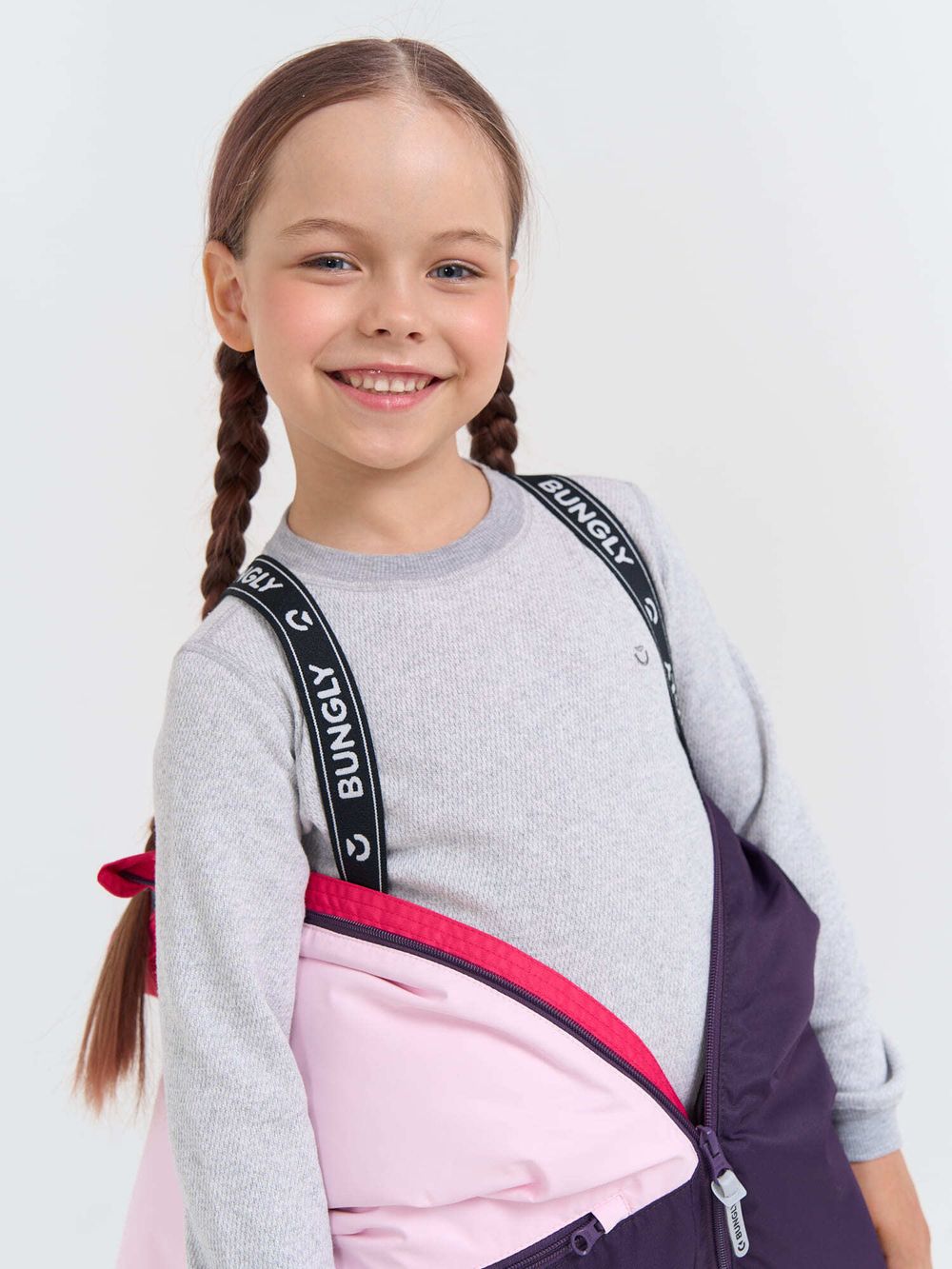 Комбинезон демисезонный Колор блок "Аметист"