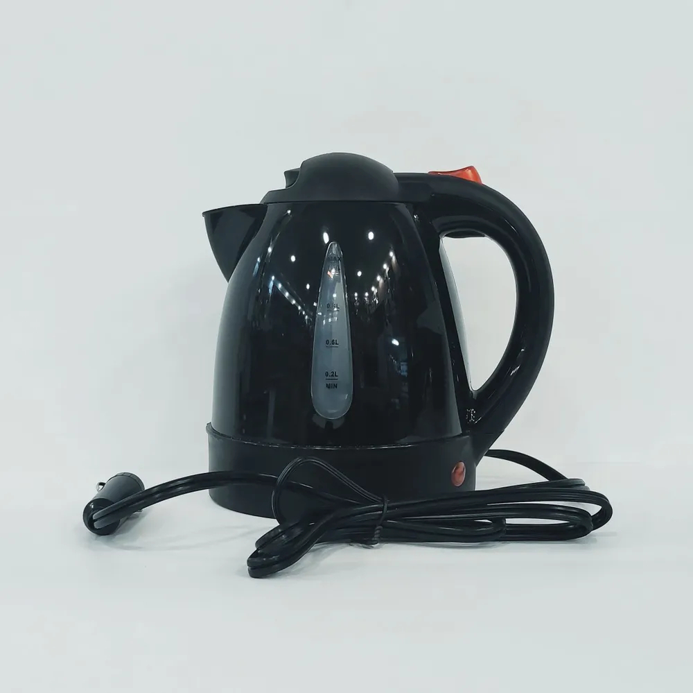 НЕТ - 12V (Черный) / SM-408 Автомобильный портативный чайник для горячей воды 12 В 1000 мл