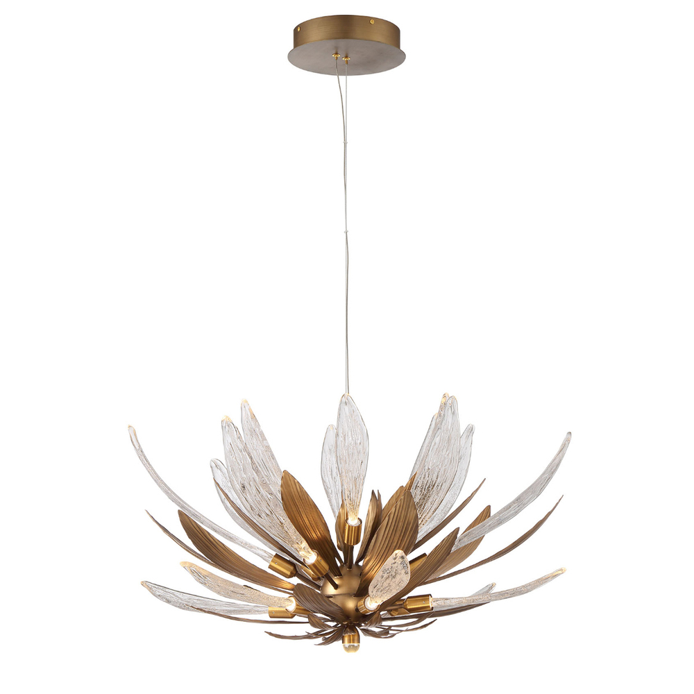 Люстра RP168416-19 bronze/clear