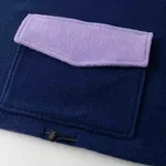 Толстовка Ymkashix Анорак Split Half фиолетовая/синяя