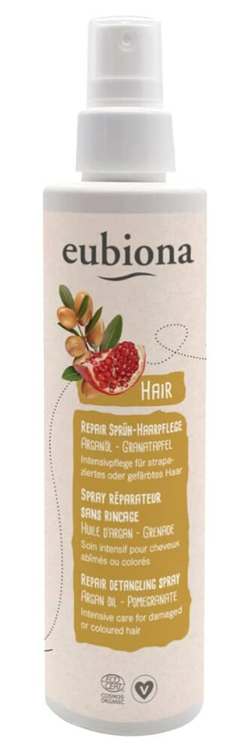 Восстанавливающий спрей для волос Eubiona с аргановым маслом и гранатом