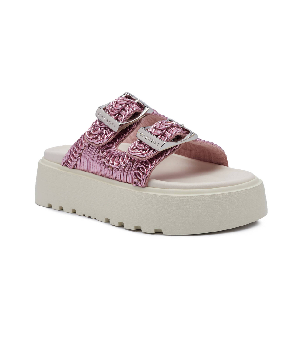 Шлепанцы DEI LAME' MINOU Casadei - розовый(2M392X0401C2447)