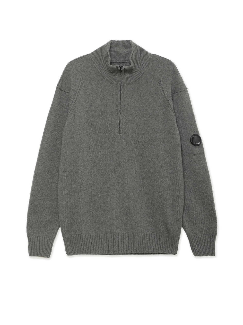 Свитер На Молнии (Half-zip) Knitwear Polo Collar In Lambswool Grs