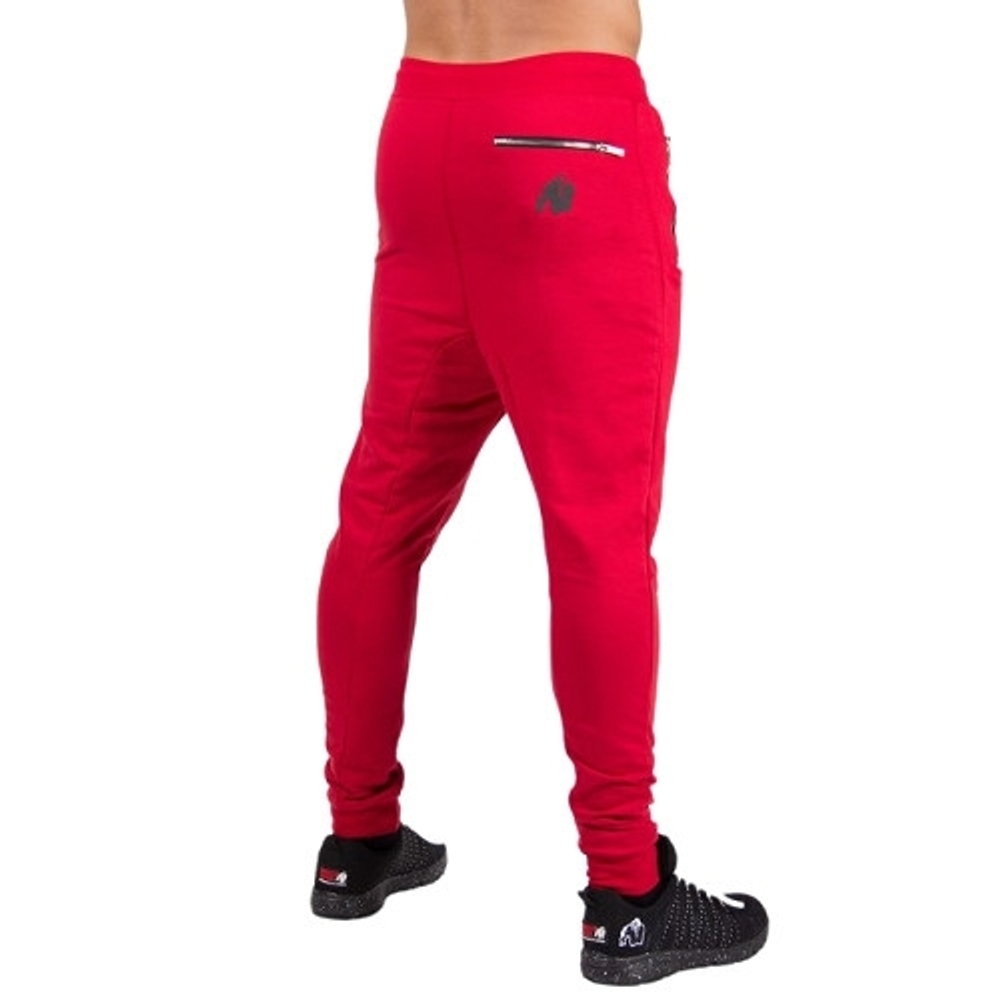 Брюки Gorilla wear Alabama Drop Crotch Joggers - Red