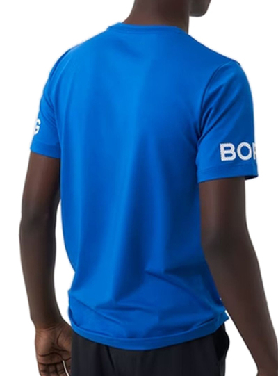 Футболка для мальчика теннисная Björn Borg T-shirt - nautical blue