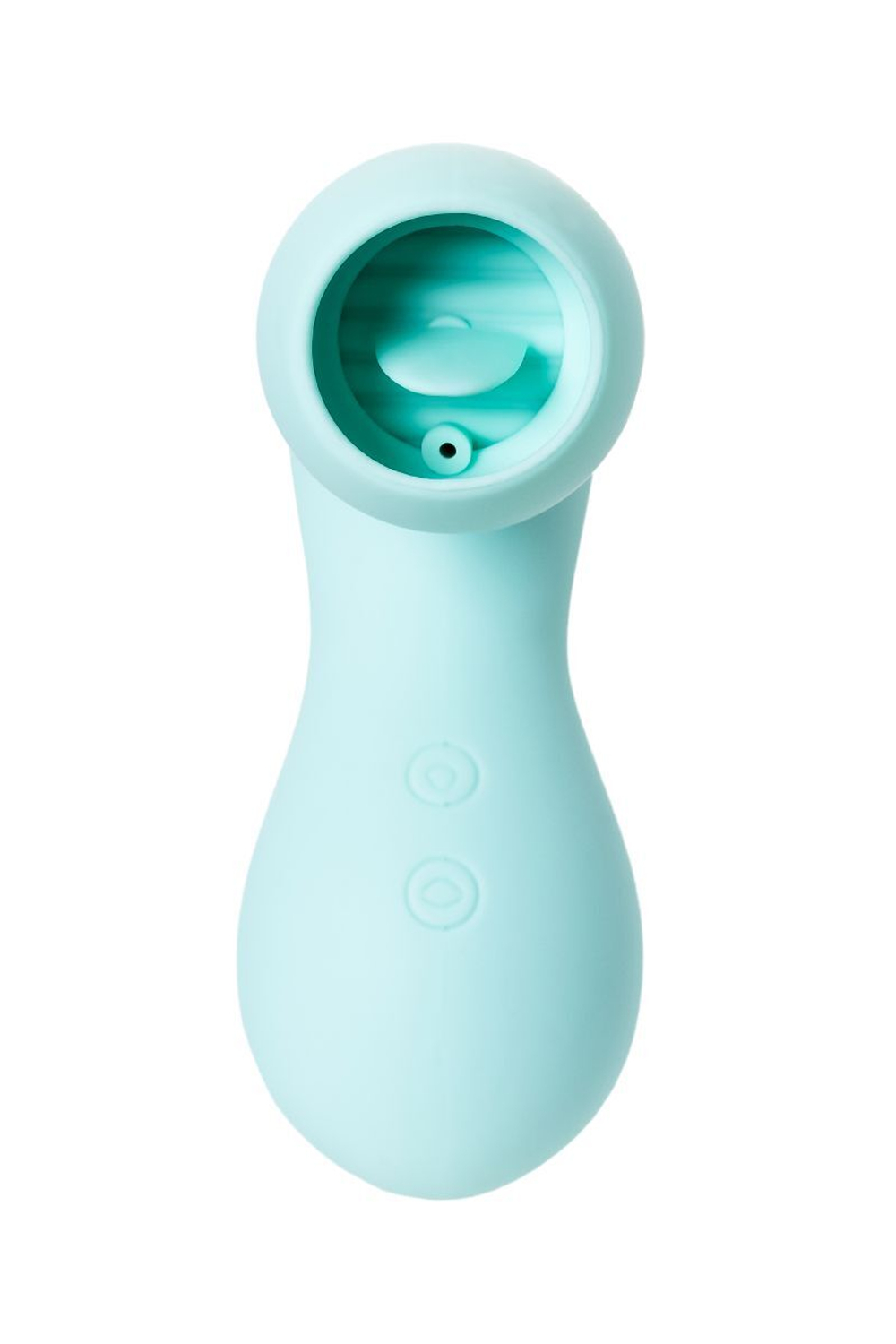 Мятный вакуум-волновой стимулятор клитора с язычком DINGO (Цвет: мятный)