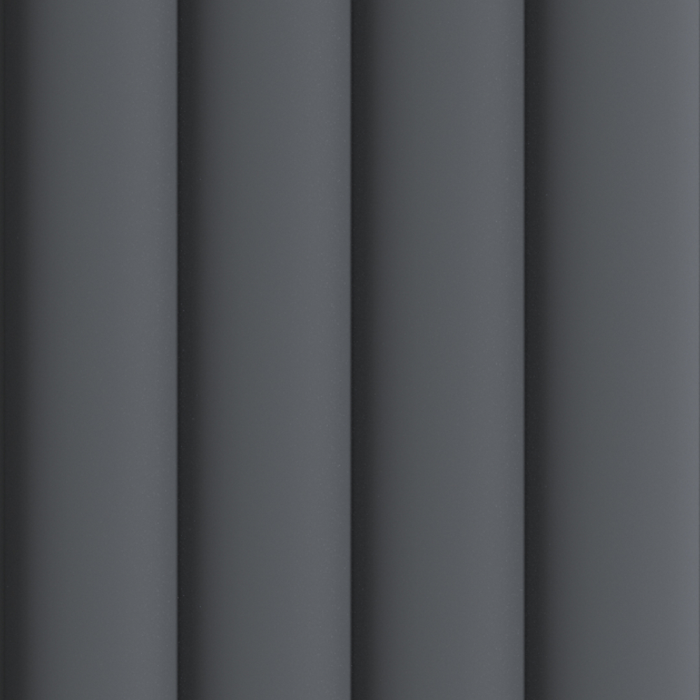 Панель Стеновая Реечная МДФ Stella Wave De Luxe Black Lead 2700x119x16 (4шт.упак.)