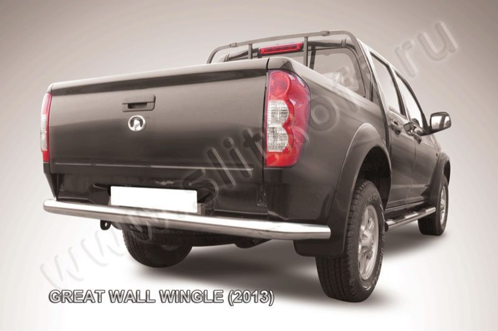 Защита заднего бампера (нержавейка) Great Wall Wingle (2011-2015) d76