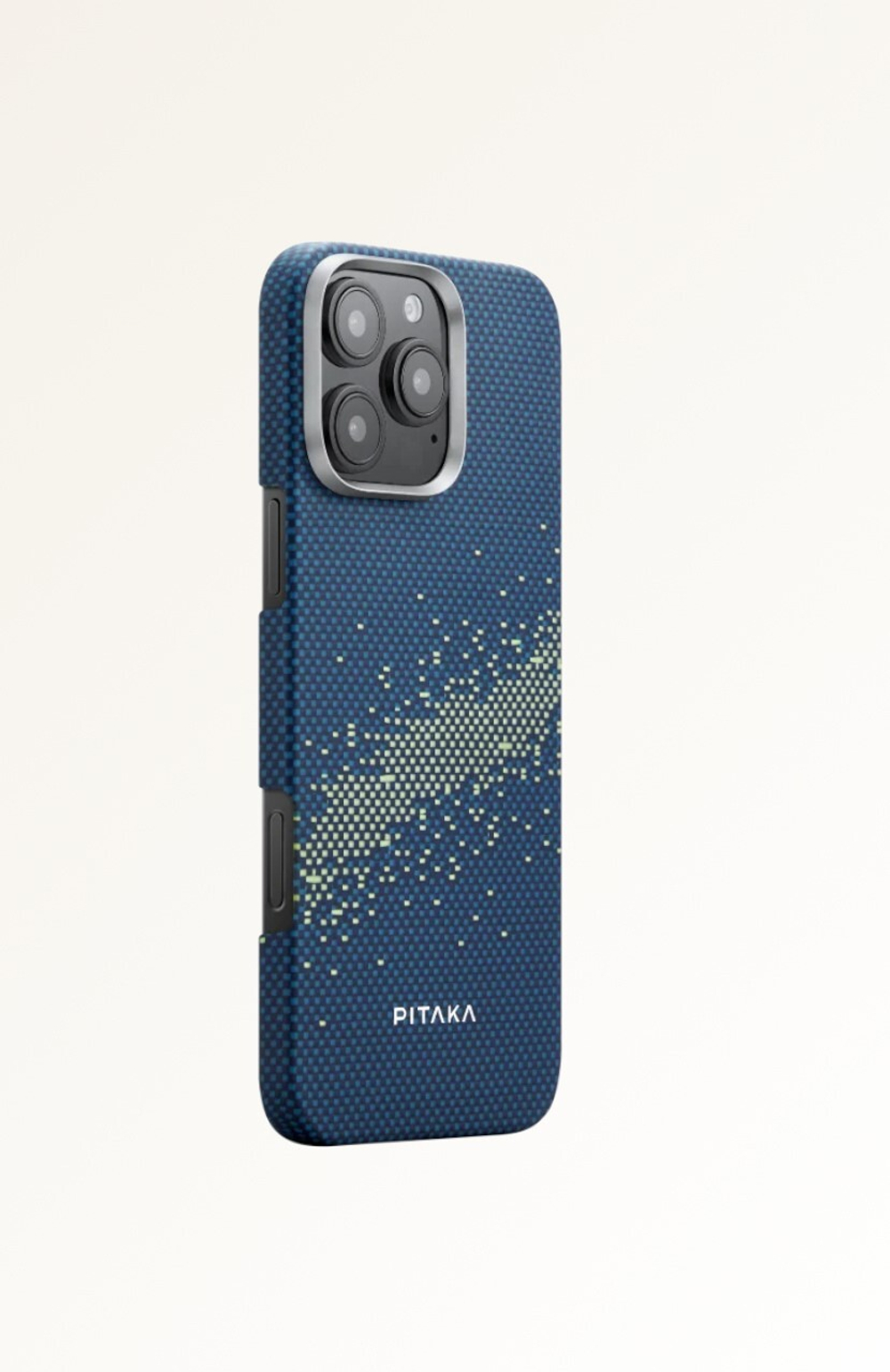 Чехол iPhone 16 Pro Pitaka Tactile Woven Case (StarPeak / Milky Way Galaxy)