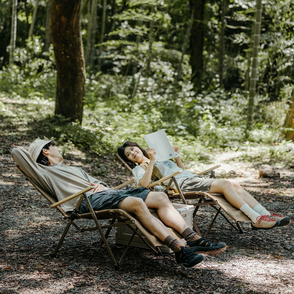 Кресло туристическое Naturehike Nightfall T08 складное, до 110 кг, коричневое