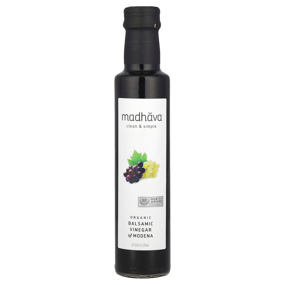 Madhava, Clean & Simple, органический бальзамический уксус из Модены, 250 мл (8,45 жидк. унц.)