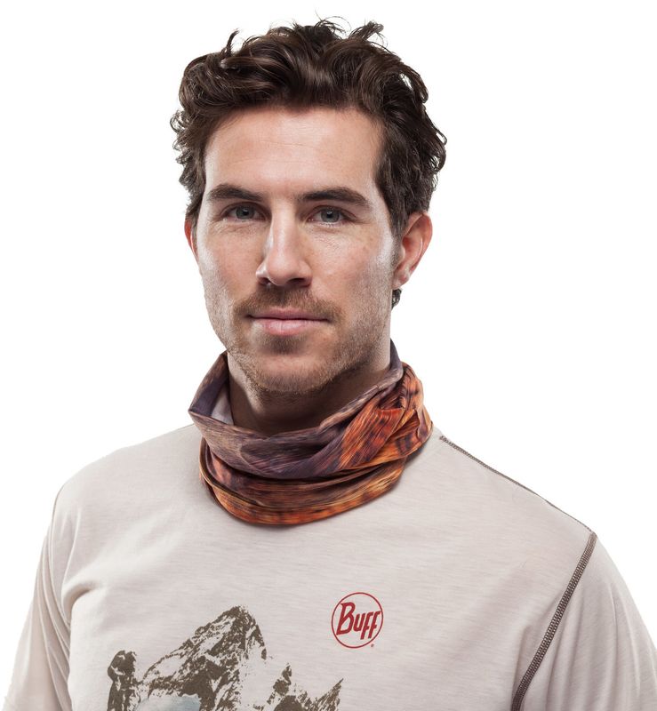 Бандана-труба летняя Buff CoolNet XL Kanawai Brown Фото 2