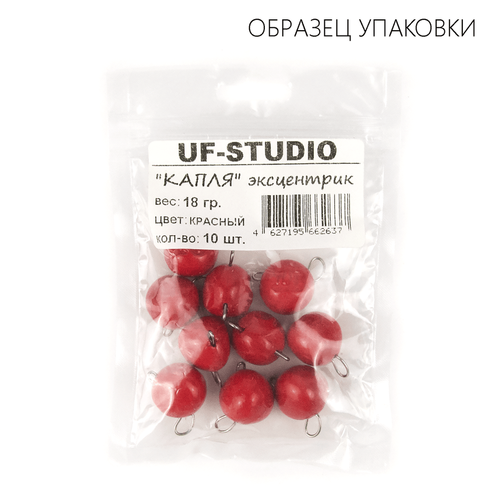 Груз Капля-эксцентрик Красный