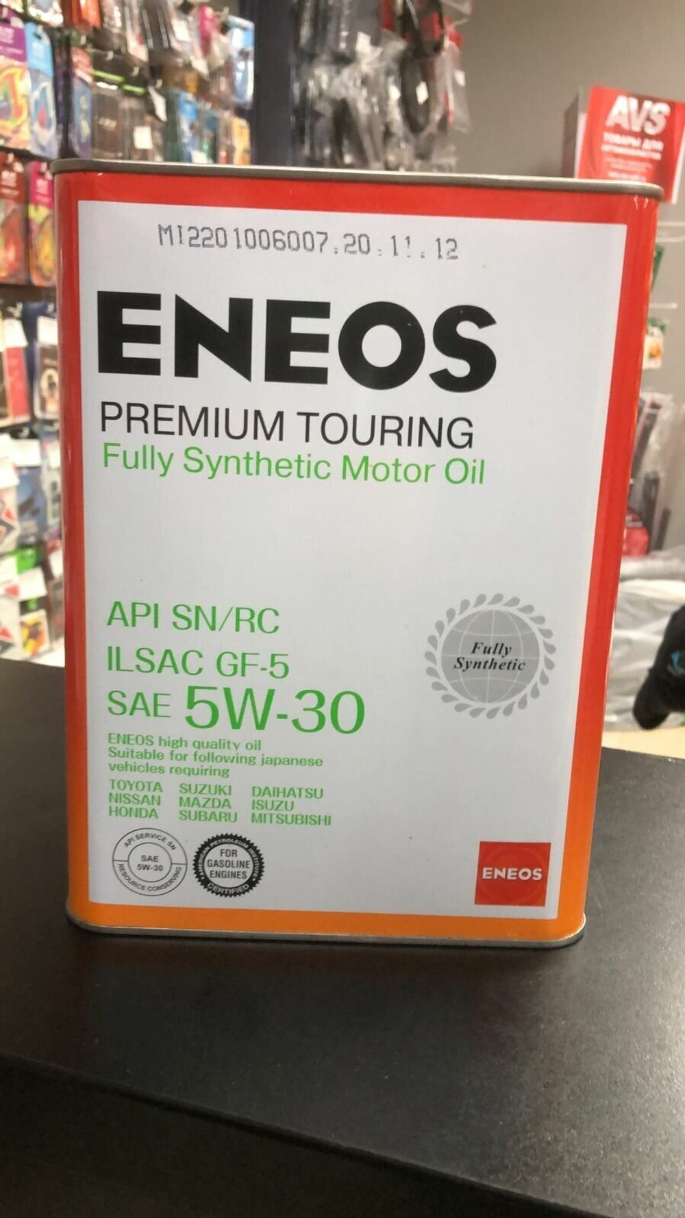 Масло моторное синтетическое Eneos Premium Touring SN 5W30 4л
