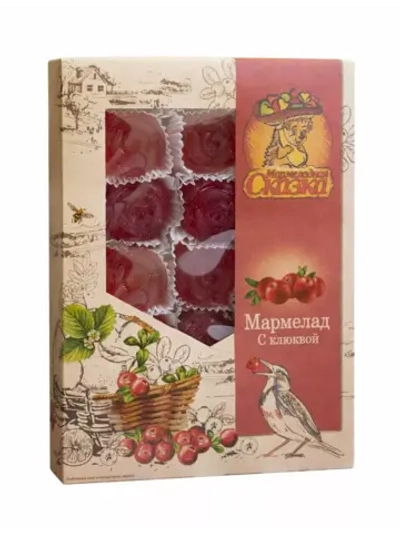 Мармелад Со свежей клюквой 500 гр