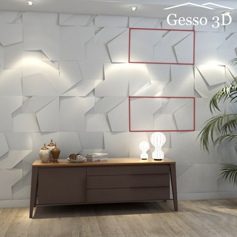 Гипсовая 3D панель Излом