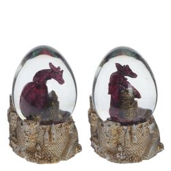 GAEM Фигурка декоративная в стекл.шаре "Дракон", D 7 см, L7,5 W7 H11 см, 2в.