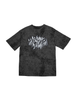 Футболка с набойкой "Райтер". Черно-серая