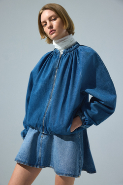 H&M Куртка-бомбер, синий