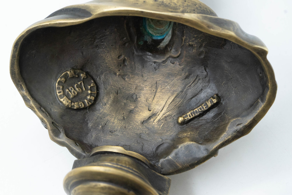 Петра I. Бюст императора. Россия, Санкт-Петербург.  Бронза фабрика Ф Шопенъ. Модель 1868г. Реплика.