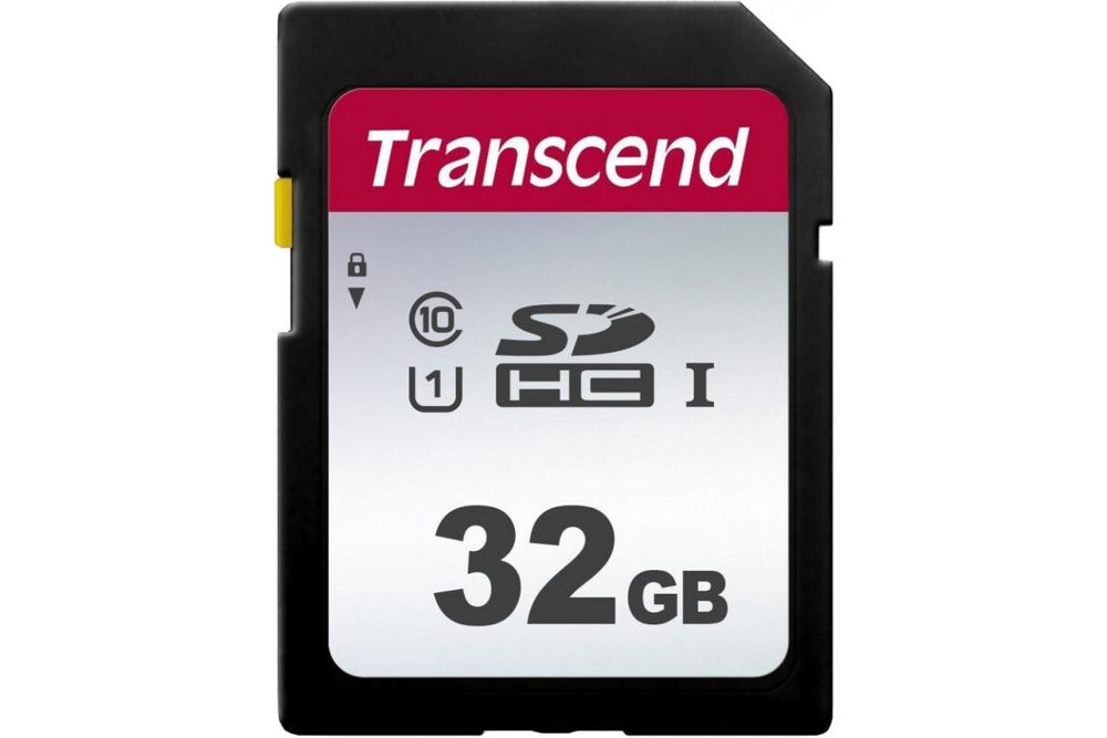Карта памяти Transcend SDHC 300S Class 10 UHS-I U1 (95/20 MB/s) 32GB