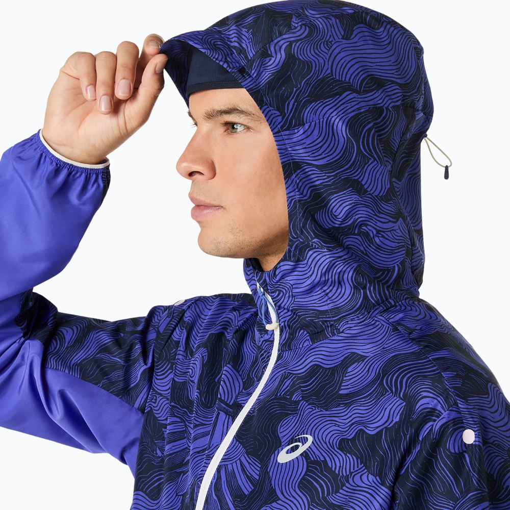Ветровка ASICS Fujitrail Packable cobalt burst/indigo blue/cream