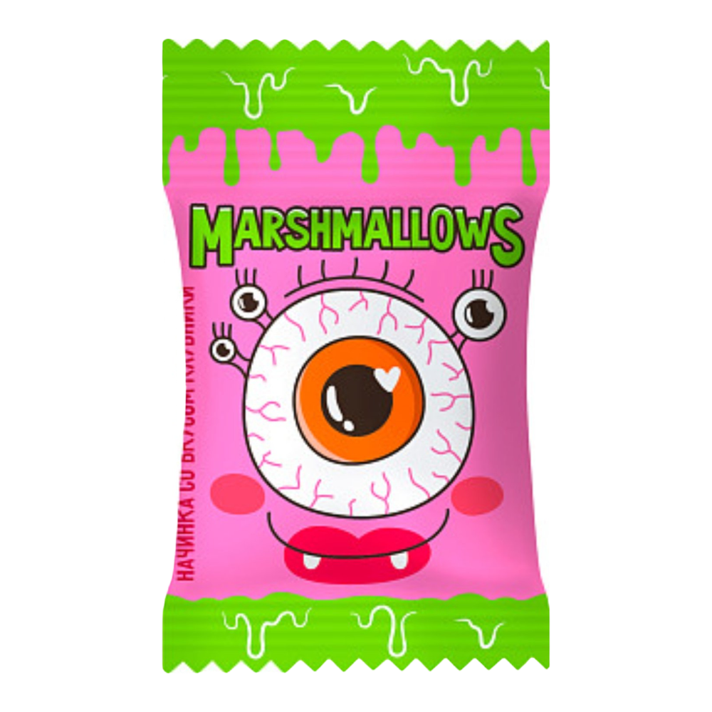 Маршмеллоу страшно вкусные нач клуб. ябл. 5г