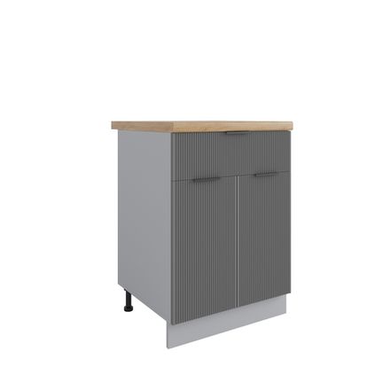 Кухня Модуль С1ЯШ 600 Норма Паола Смоки