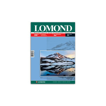 0102046 Lomond Бумага IJ А4 (глянц) 200г/м2 (25 л)