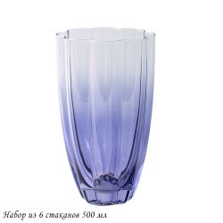 Lenardi 584-036 Набор из 6 стаканов 500мл в под.уп.(х4)Стекло
