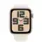 Умные часы Apple Watch SE 2024, 44 мм, корпус из алюминия цвета «сияющая звезда», спортивный ремешок цвета «сияющая звезда» M/L (MXGU3)