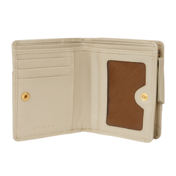 Женский кожаный компактный кошелёк 11х9,5х2см CROSS Kelly Wall Ivory AC928083_1-16