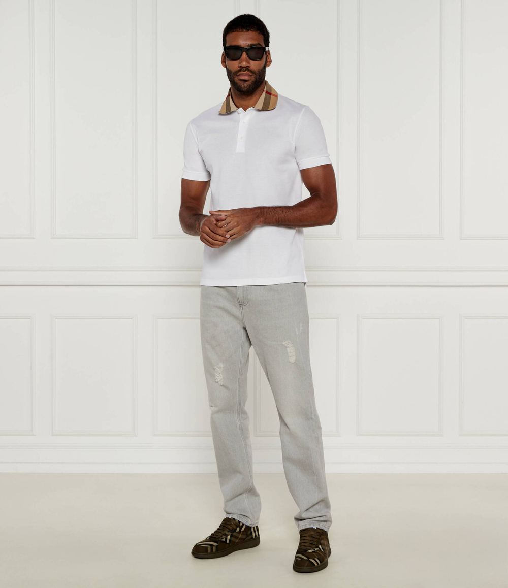 Поло Burberry - белый(8071621)