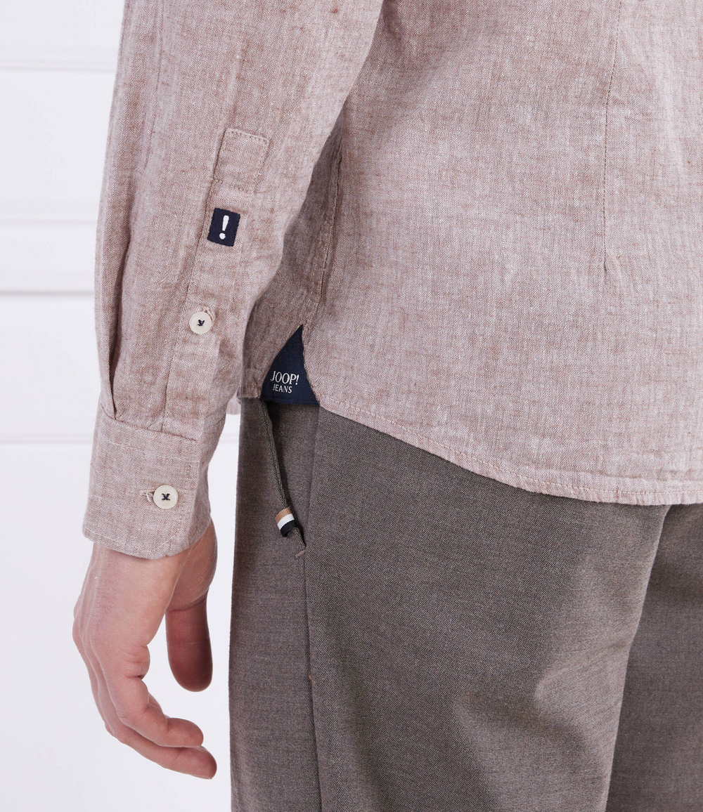 Льняная рубашка Hanson Joop! Jeans - коричневый(30036488)