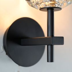 Бра Boule De Cristal Single Sconce Black By Imperiumloft