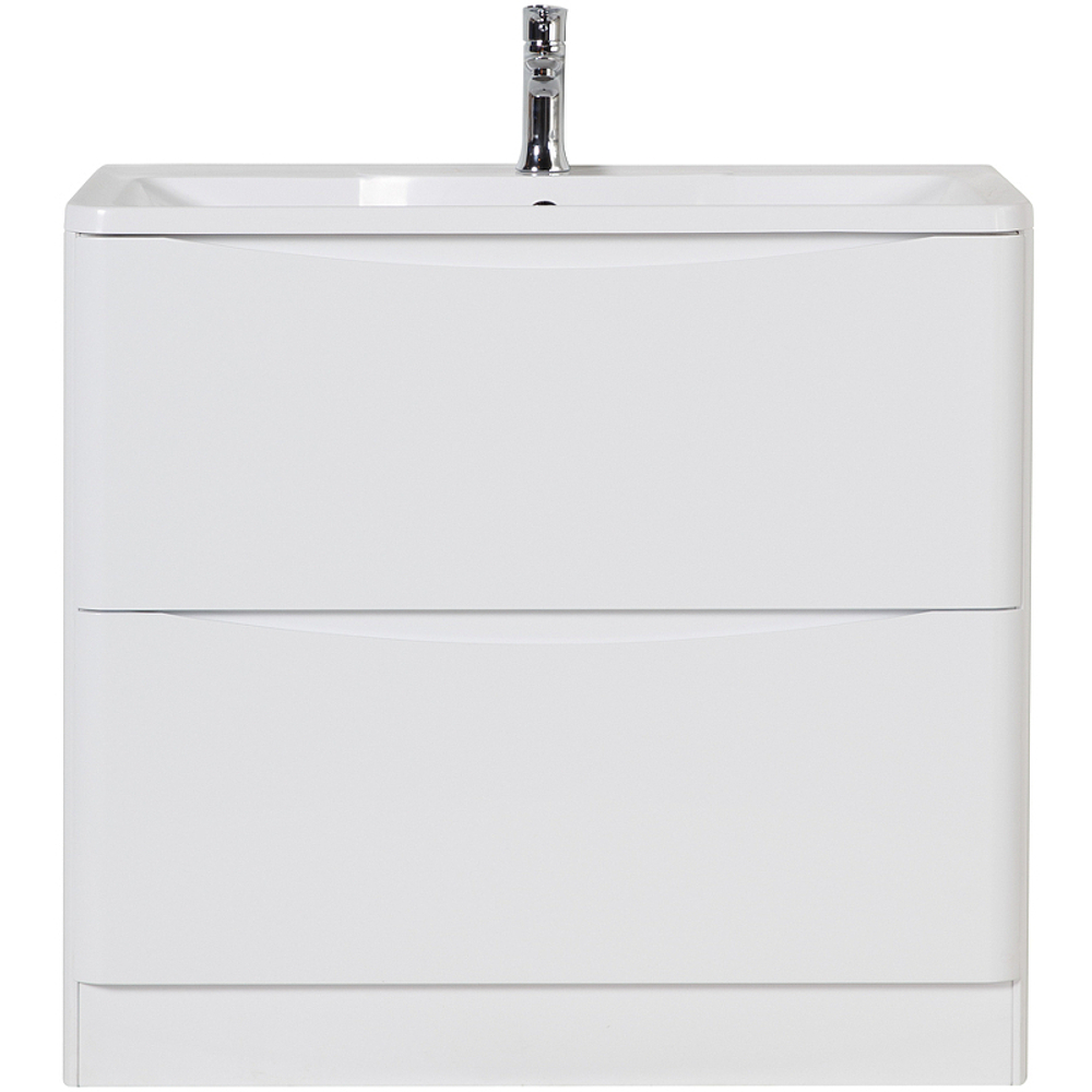 Тумба под раковину BelBagno 90 ACQUA-900-2C-PIA-BL Bianco Lucido