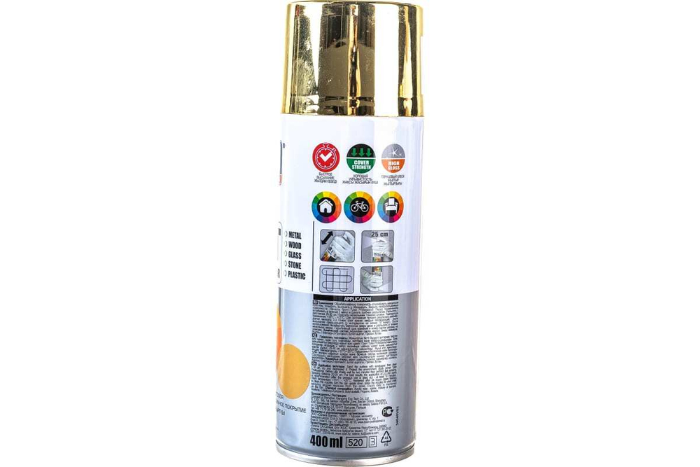 Краска универсальная аэрозольная акриловая Tytan Professional Art of the colour золотой металлик 400 мл