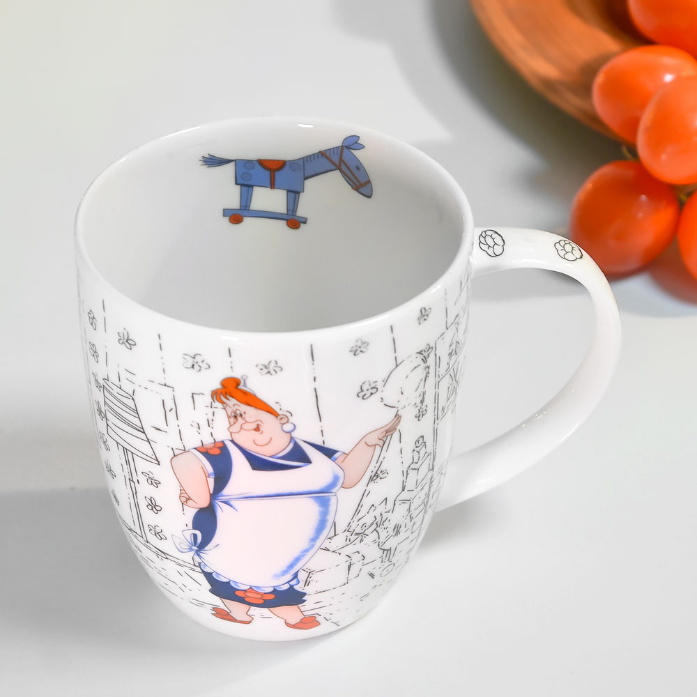 Кружка 420мл Малыш и Карлсон, форма Дерби