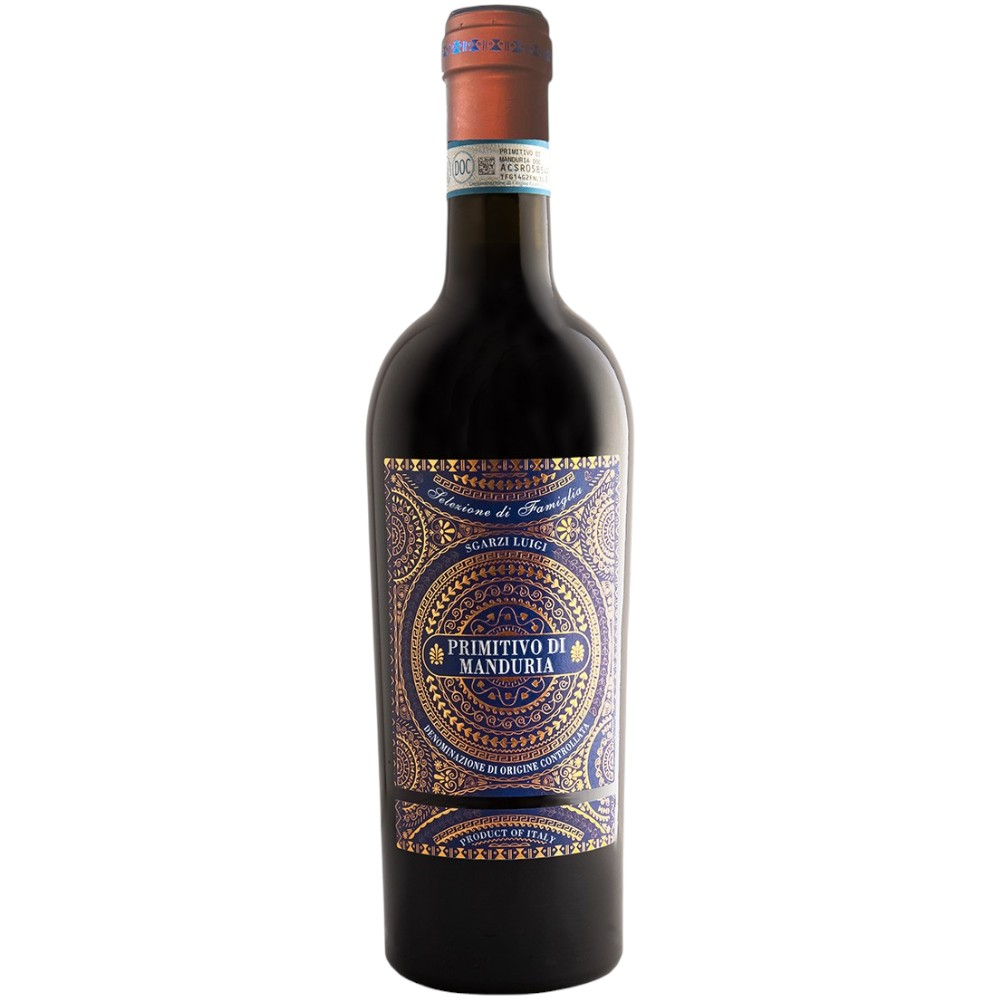 Вино Cantine Sgarzi Luigi Primitivo DOC Manduria 0,75 л.