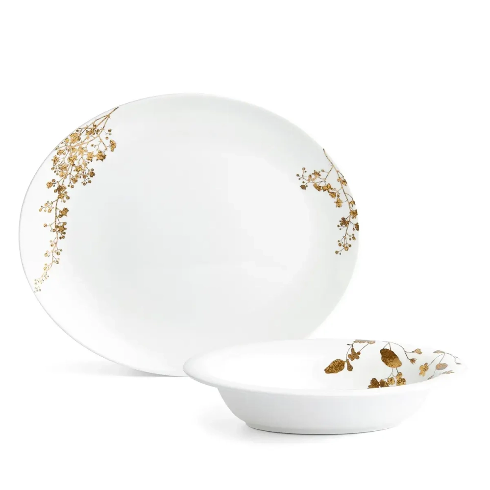 Wedgwood Набор овальная чаша + блюдо Vera Wang Jardin