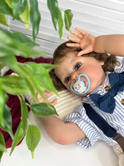 Кукла Реборн мягконабивная 60см в пакете (FA-422)