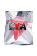 Анальная втулка TOYFA, ABS пластик, красная, 6,5 см, Ø 2,5 см