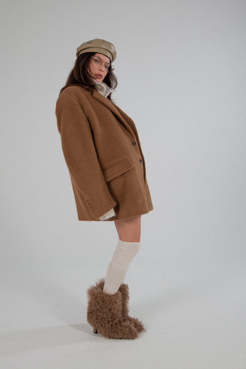 Ботильоны меховые WOOLY