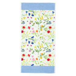 Полотенце 75x150 Feiler Flower Meadow Breeze голубое